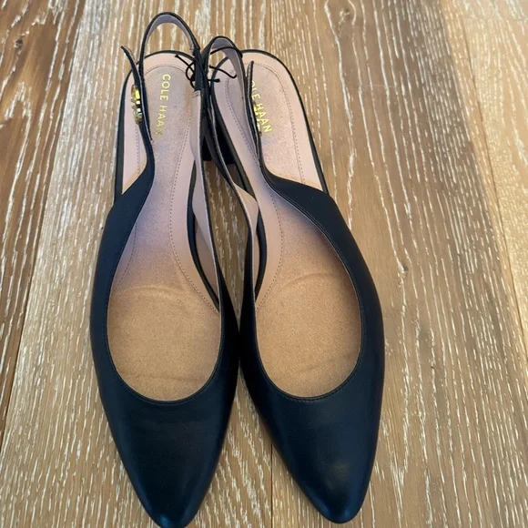 Cole Haan black The Go-To Slingback Pump 45 mm NEW size 11 - Picture 5 of 9